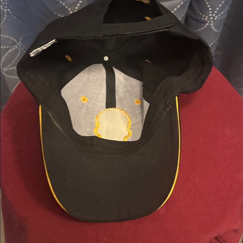 Black Cancun Cap with Sugar Skull Embroidery - Picture 4 of 4